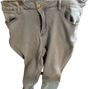 SHEIN Curve Light Blue Denim Jeans